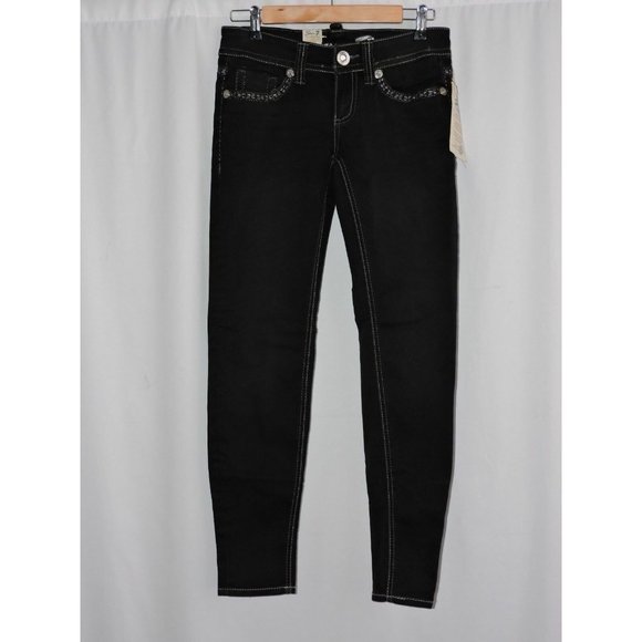 Seven7 Denim - Seven 7 Dark Jean Leggings Sz 27 Women Causal Pants Embellished Jeggings New NWT